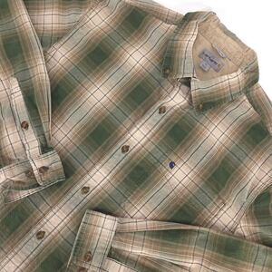 Carhartt Plaid Button Up Shirt Mens XL Relaxed Fit Workwear Long Sleeve Gorpcore